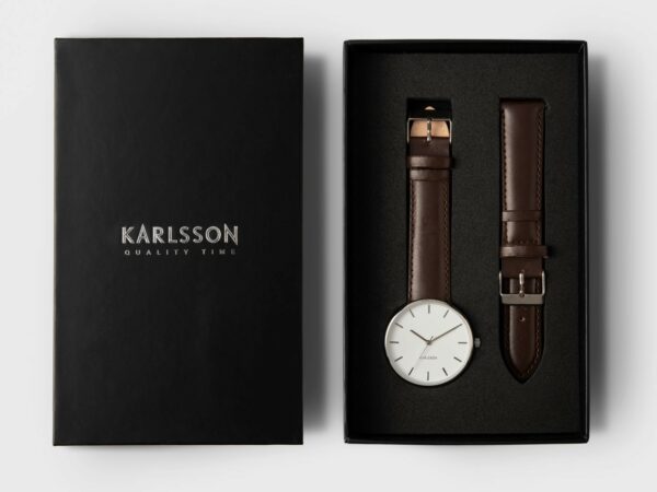 Karlsson horloge minimal white